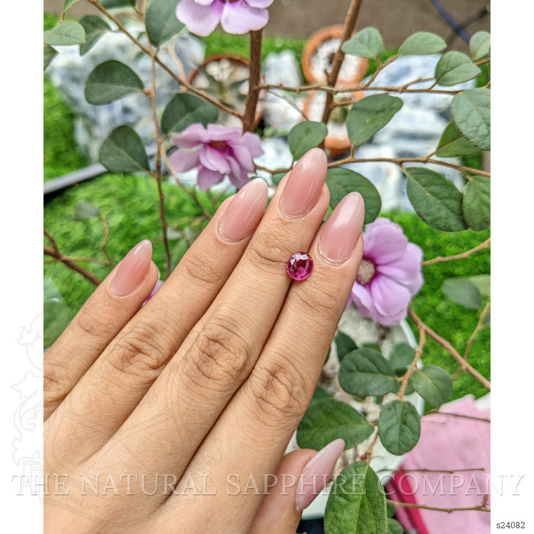 1.58 Ct. Reddish Pink Sapphire from Madagascar