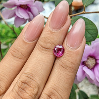 1.58 Ct. Reddish Pink Sapphire from Madagascar Life Style