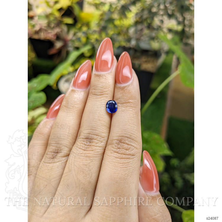 1.03 Ct. Blue Sapphire from Ceylon (Sri Lanka)