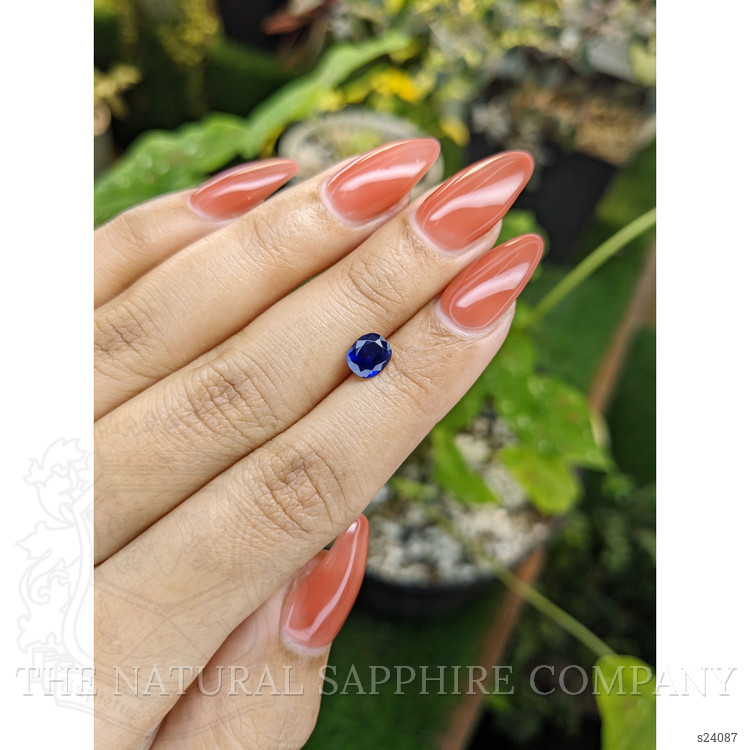 1.03 Ct. Blue Sapphire from Ceylon (Sri Lanka)
