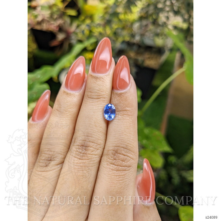1.41 Ct. Blue Sapphire from Ceylon (Sri Lanka)