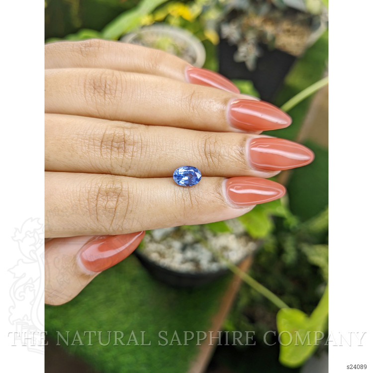 1.41 Ct. Blue Sapphire from Ceylon (Sri Lanka)