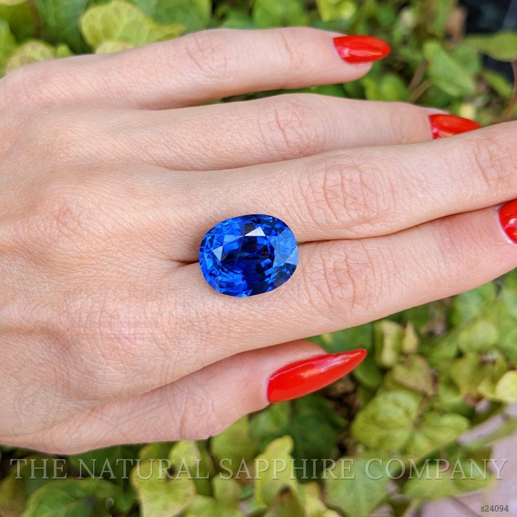 17.68 Ct. Blue Sapphire from Burma (Myanmar)