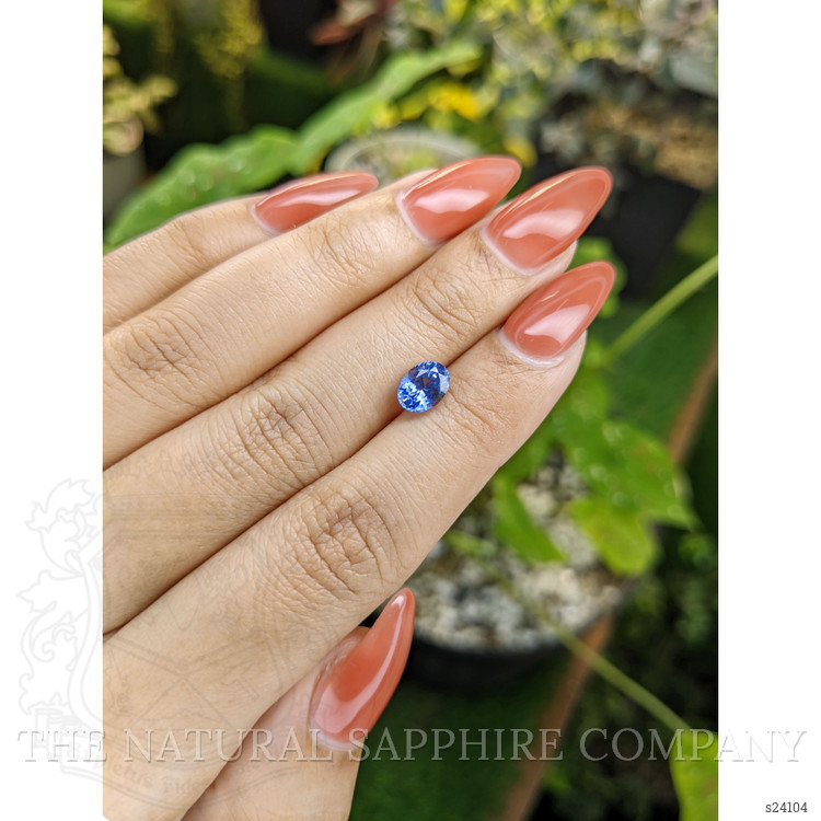 1.37 Ct. Blue Sapphire from Ceylon (Sri Lanka)