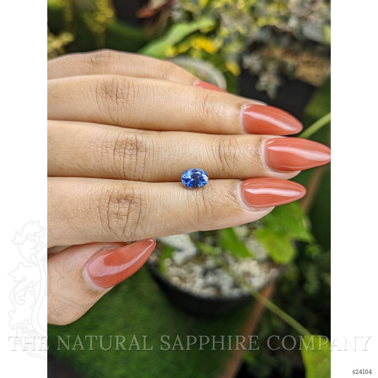 1.37 Ct. Blue Sapphire from Ceylon (Sri Lanka)