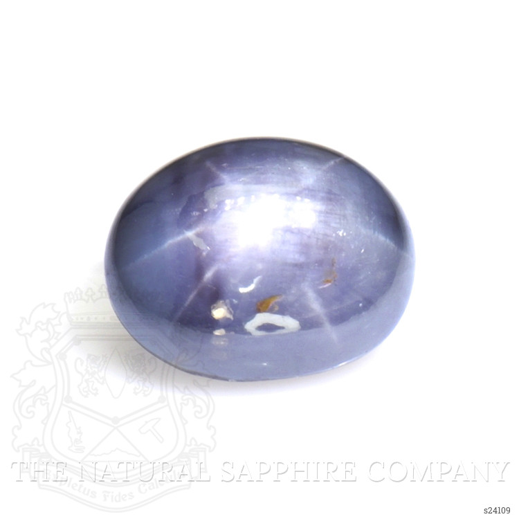 12.35 Ct. Greyish Blue Star Sapphire from Ceylon (Sri Lanka)