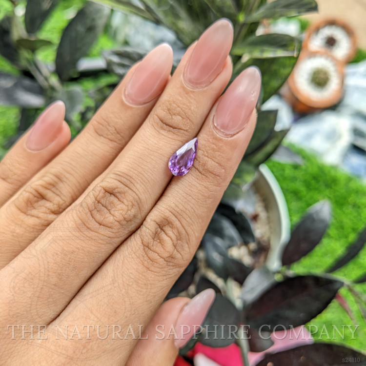 2.02 Ct. Purple Sapphire from Madagascar