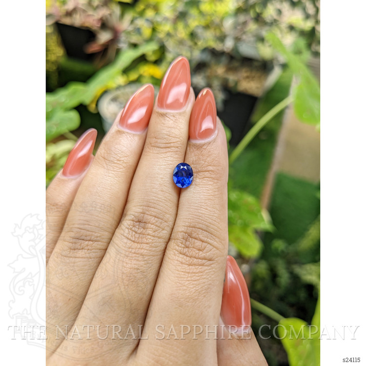 1.65 Ct. Blue Sapphire from Ceylon (Sri Lanka)