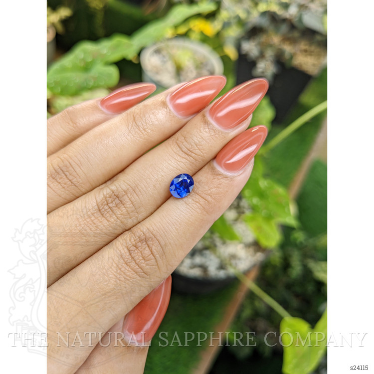 1.65 Ct. Blue Sapphire from Ceylon (Sri Lanka)