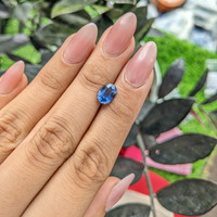 2.11 Ct. Blue Sapphire from Ceylon (Sri Lanka) Life Style