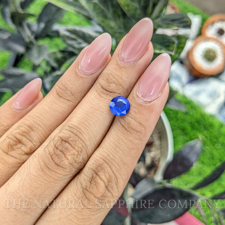 2.20 Ct. Blue Sapphire from Ceylon (Sri Lanka)