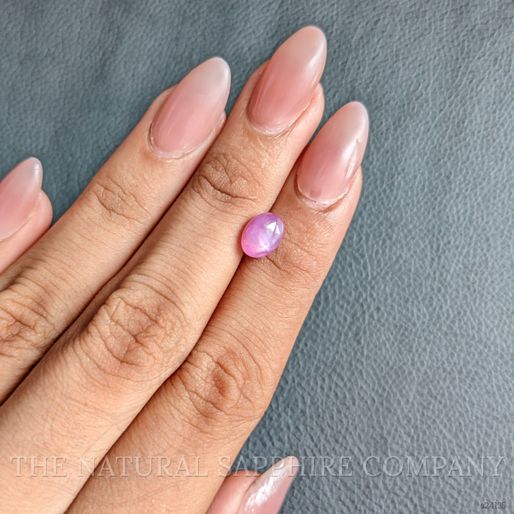 2.82 Ct. Pink Star Sapphire from Ceylon (Sri Lanka)