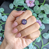 9.21 Ct. Purple Star Sapphire from Ceylon (Sri Lanka) Life Style