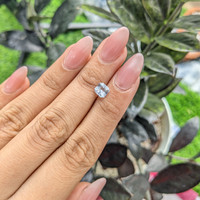 1.13 Ct. White Sapphire from Ceylon (Sri Lanka) Life Style