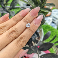 1.32 Ct. White Sapphire from Ceylon (Sri Lanka) Life Style