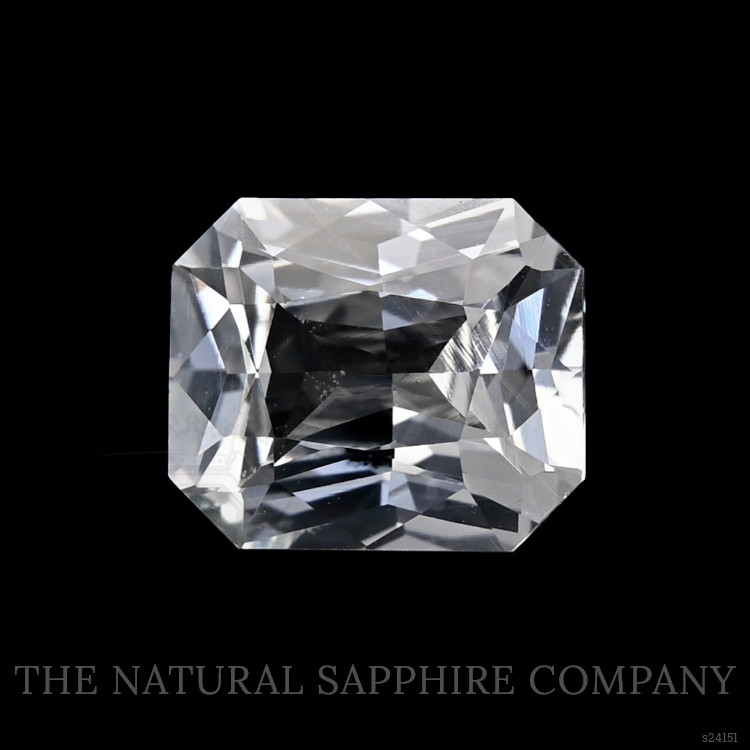 1.21 Ct. White Sapphire from Ceylon (Sri Lanka)