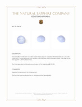 1.26 Ct. Grey Star Sapphire from Burma (Myanmar) Appraisal