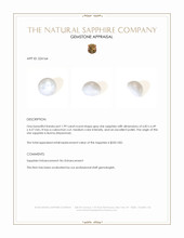 1.99 Ct. Grey Star Sapphire from Burma (Myanmar) Appraisal