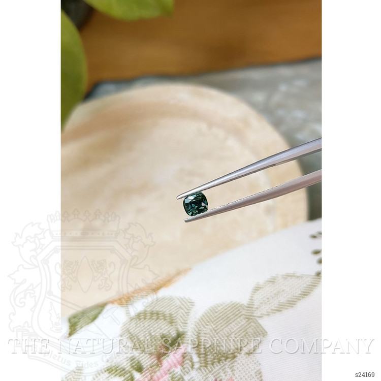 0.65 Ct. Bluish Green Sapphire from Madagascar