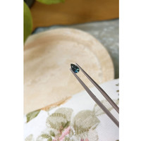 0.36 Ct. Bluish Green Sapphire from Madagascar Life Style