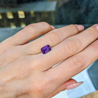 2.00 Ct. Purple Sapphire from Ceylon (Sri Lanka) Life Style
