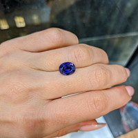 3.06 Ct. Purplish Blue Sapphire from Ceylon (Sri Lanka) Life Style