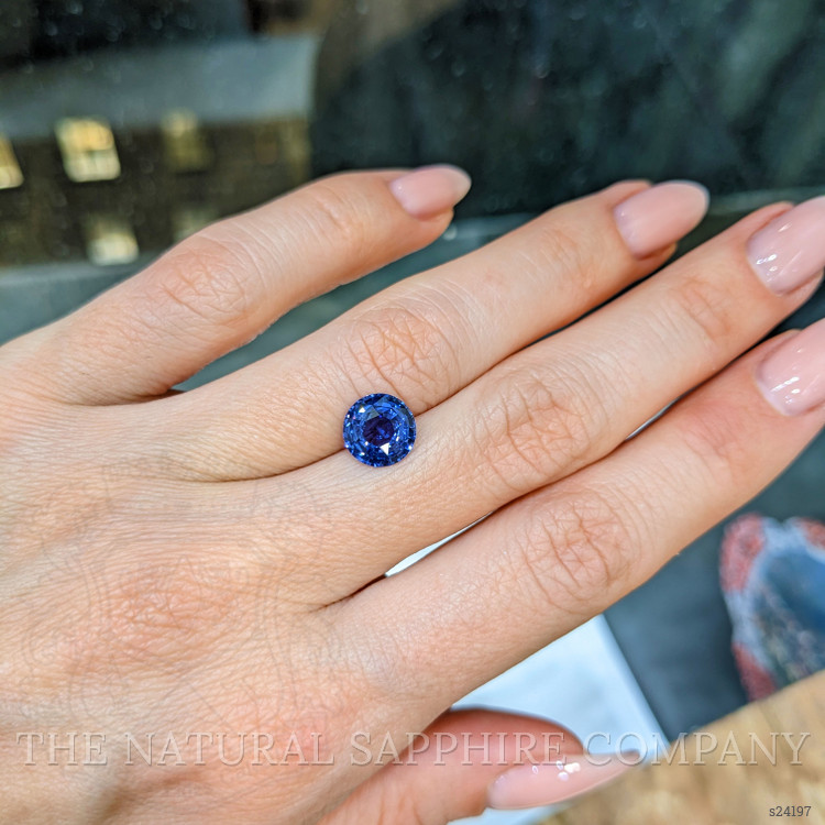 2.15 Ct. Blue Sapphire from Ceylon (Sri Lanka)