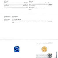 7.17 Ct. Sapphire from Ceylon (Sri Lanka) Scan Report