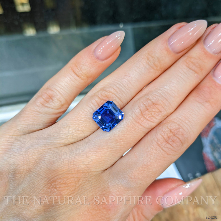 7.17 Ct. Blue Sapphire from Ceylon (Sri Lanka)