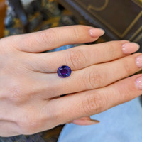 3.01 Ct. Purple Sapphire from Madagascar Life Style