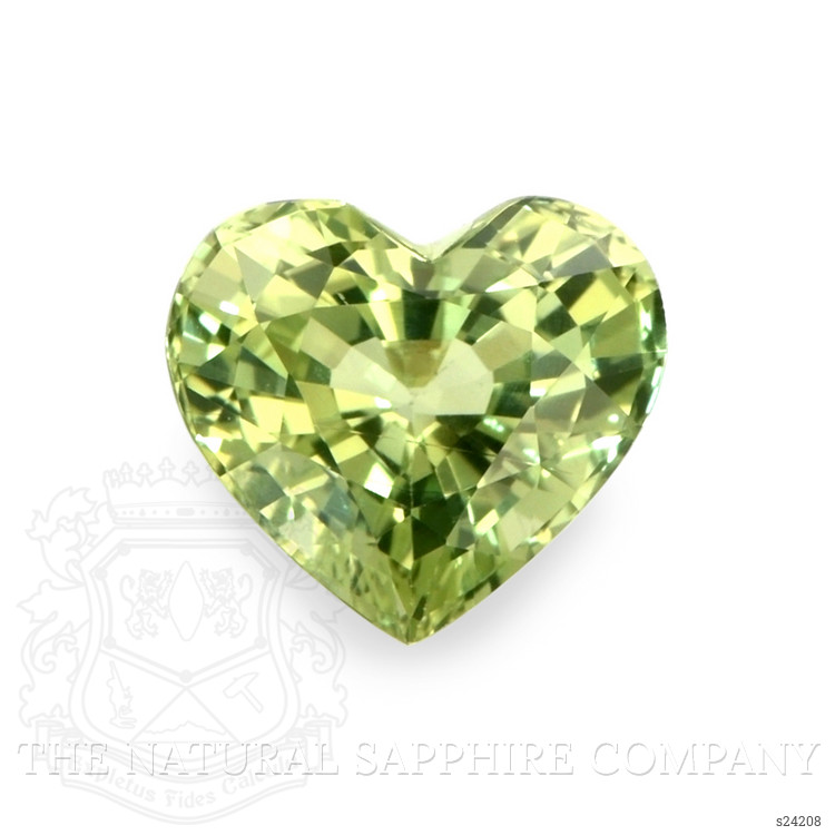 2.13 Ct. Greenish Yellow Sapphire from Ceylon (Sri Lanka)