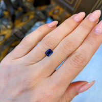 1.17 Ct. Blue Sapphire from Ceylon (Sri Lanka) Life Style