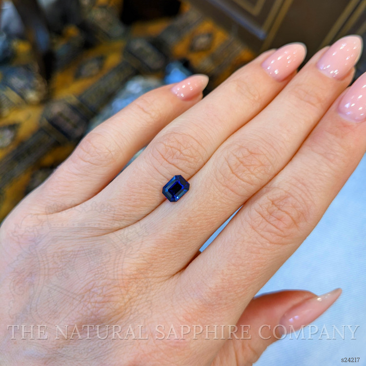 1.17 Ct. Blue Sapphire from Ceylon (Sri Lanka)