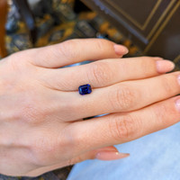1.17 Ct. Blue Sapphire from Ceylon (Sri Lanka) Life Style