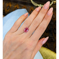 3.07 Ct. Padparadscha Sapphire from Madagascar Life Style