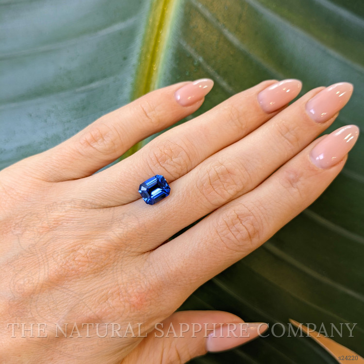3.39 Ct. Blue Sapphire from Ceylon (Sri Lanka)