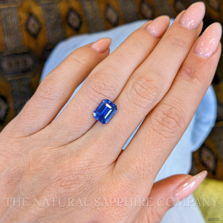 2.56 Ct. Blue Sapphire from Ceylon (Sri Lanka)