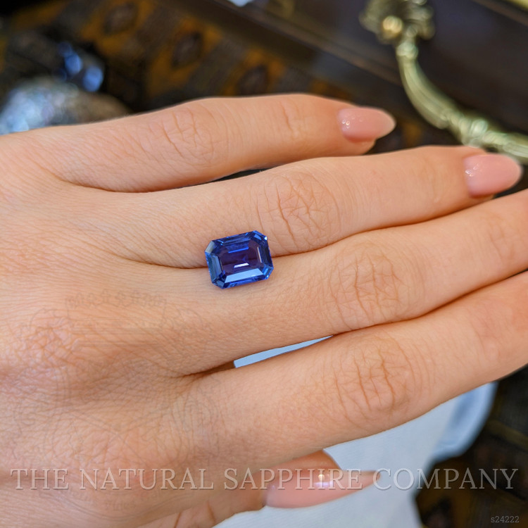 3.59 Ct. Blue Sapphire from Ceylon (Sri Lanka)