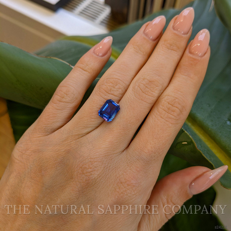 3.59 Ct. Blue Sapphire from Ceylon (Sri Lanka)