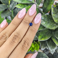 0.97 Ct. Blue Sapphire from Ceylon (Sri Lanka) Life Style