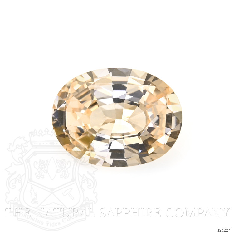 0.99 Ct. Peach Sapphire from Ceylon (Sri Lanka)