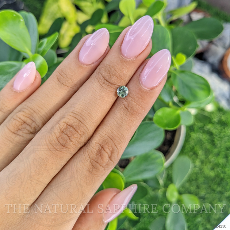 0.62 Ct. Green Sapphire from Madagascar