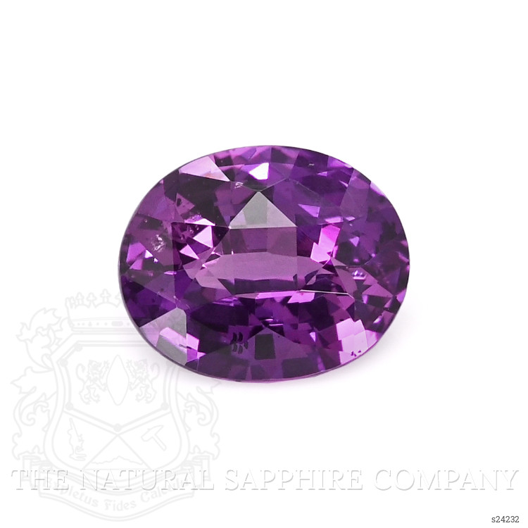 1.68 Ct. Purple Sapphire from Ceylon (Sri Lanka)