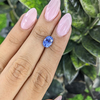 2.57 Ct. Blue Sapphire from Ceylon (Sri Lanka) Life Style