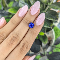 2.06 Ct. Blue Sapphire from Ceylon (Sri Lanka) Life Style