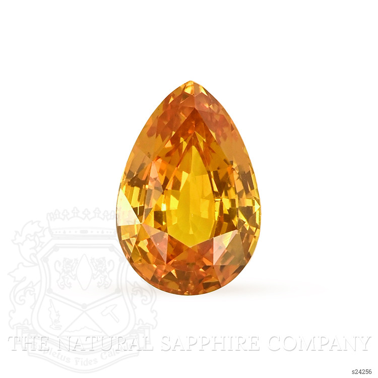 2.54 Ct. Orange Sapphire from Ceylon (Sri Lanka)