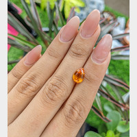 2.54 Ct. Orange Sapphire from Ceylon (Sri Lanka) Life Style