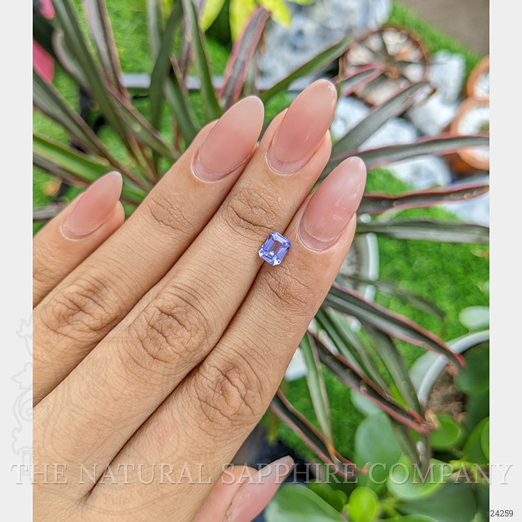 1.06 Ct. Violet Sapphire from Ceylon (Sri Lanka)