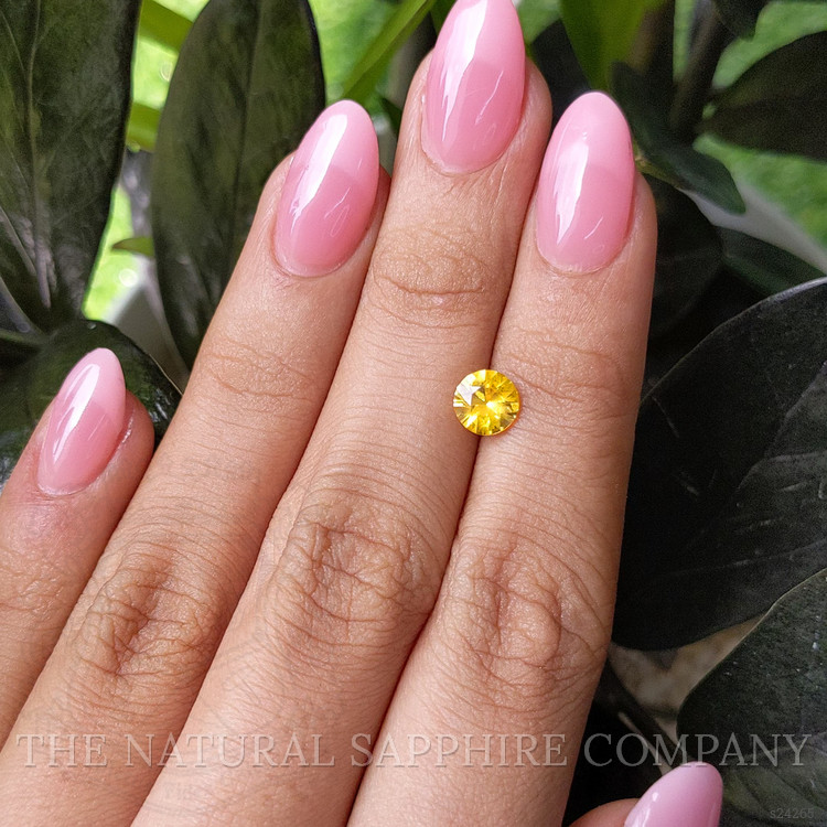 1.02 Ct. Yellow Sapphire from Ceylon (Sri Lanka)