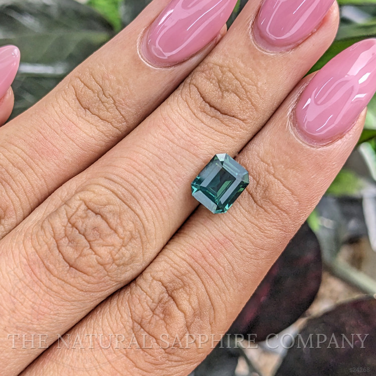 3.08 Ct. Bluish Green Sapphire from Madagascar